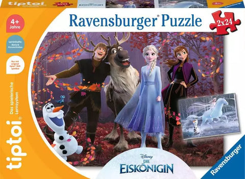 Kinderpuzzle ab 4 Jahren - tiptoi® Puzzle für kleine Entdecker: Disney Die Eiskönigin - 24 Teile