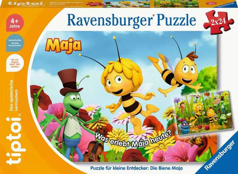 Kinderpuzzle ab 4 Jahren - tiptoi® Puzzle für kleine Entdecker: Die Biene Maja - 24 Teile