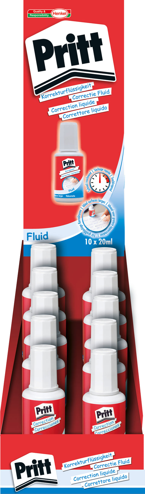 Pritt Correction Fluid 20ml 1620 (1er Set)