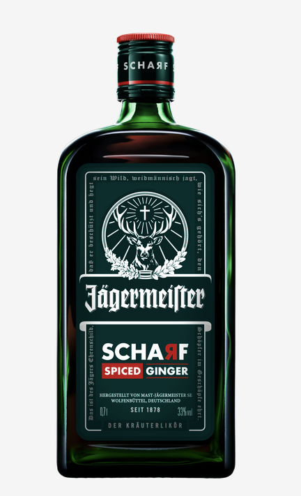 Jägermeister Scharf 33%, 0,7 ltr.
