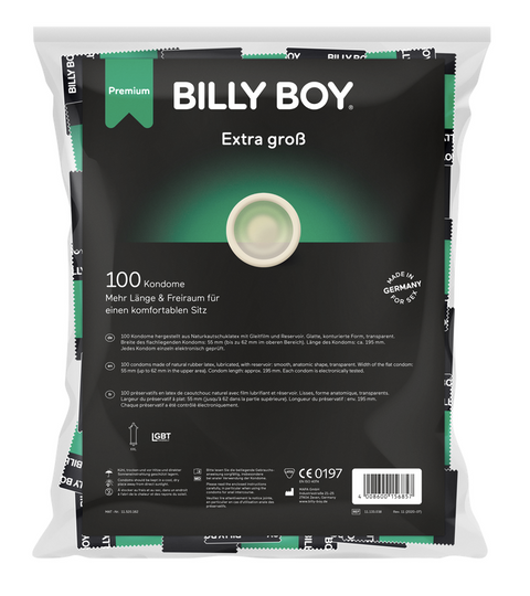 100er BILLY BOY XXL Kondome Extra Groß