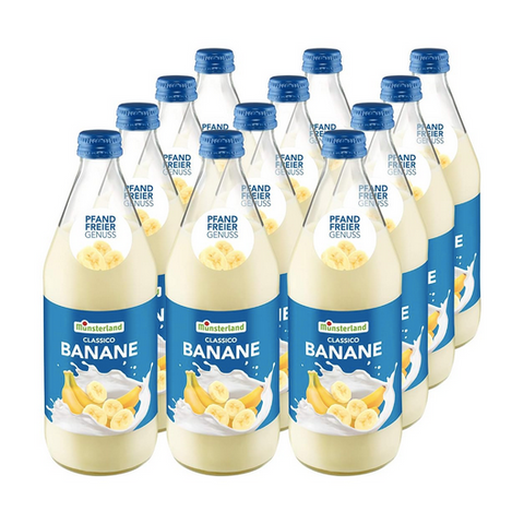 Münsterland Bananenmilch Drink 12er Pack (12 x 500ml)