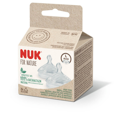 NUK Trinksauger NUK for Nature Silikon, Gr. L