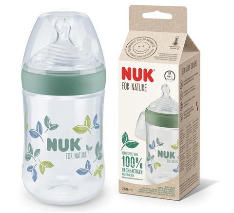 NUK for Nature 260 ml Polypropylen-Flasche, grün