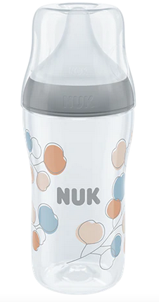 NUK Perfect Match PP-Flasche 260 ml, grau (Zweige)