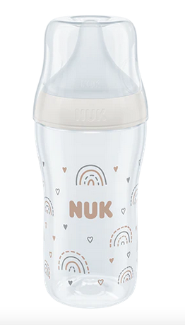 NUK Perfect Match PP-Flasche 260 ml, weiß (Regenbogen)