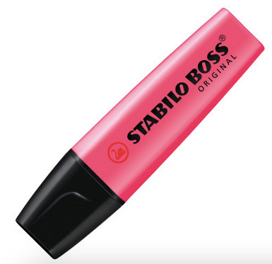 STABILO Textmarker Boss Original rosa 2-5mm Keilspitze