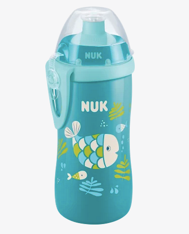 NUK Trinklernflasche Junior Cup Color Change türkis, ab 3 Jahre, 300 ml, 1 St