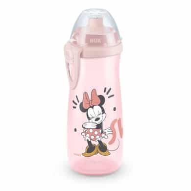 NUK Trinkflasche Sports Cup Minnie 450 ml, rosa