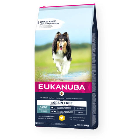 Eukanuba Grain Free Adult L/XL Huhn