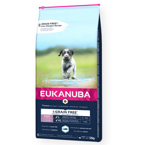 Eukanuba Grain Free Puppy L/XL Seefisch