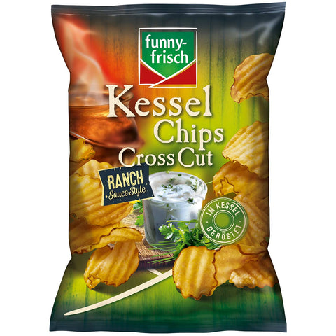 funny-frisch Kessel Chips Cross Cut Ranch Sauce Style 120g