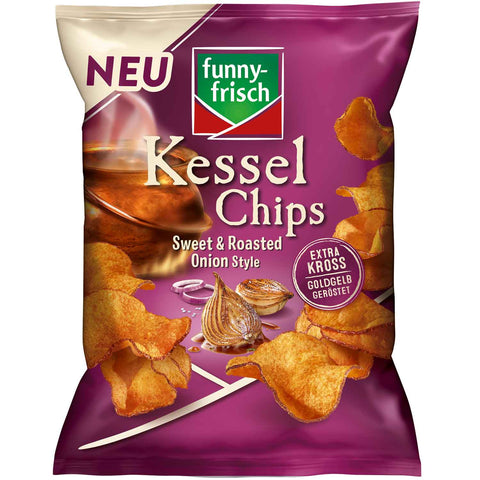 funny-frisch Kessel Chips Sweet & Roasted Onion Style 120g