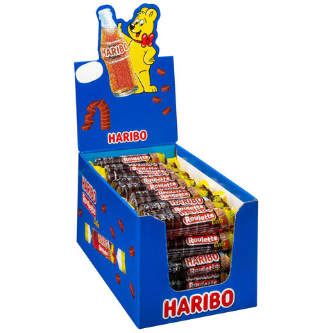 Haribo Cola-Roulette, Cola Rolle, Fruchtgummi, 50 Stück