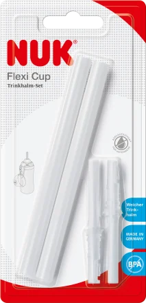 NUK Ersatz Trinkhalme Flexi Cup, 2 St