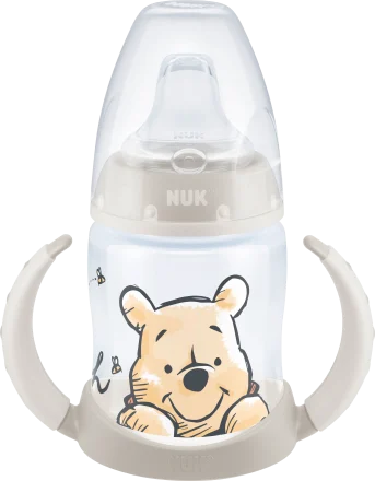 NUK Trinklernflasche First Choice Disney Temperature Control, beige, 6-18 Monate, 150ml, 1 St