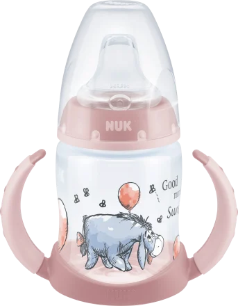 NUK Trinklernflasche First Choice Disney Temperature Control , rosa, 6-18 Monate, 150ml, 1 St