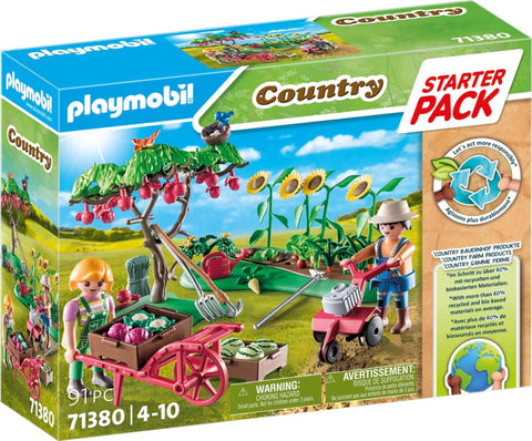 Playmobil Country 71380 Starter Pack Bauernhof Gemüsegarten