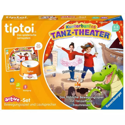 tiptoi® avtive-Set, Kunterbuntes Tanz-Theater, Bewegungsspiel, Lernspiel