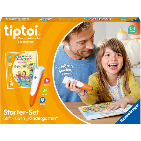 Ravensburger tiptoi® Starter-Set: Stift und Wörter-Bilderbuch Kindergarten